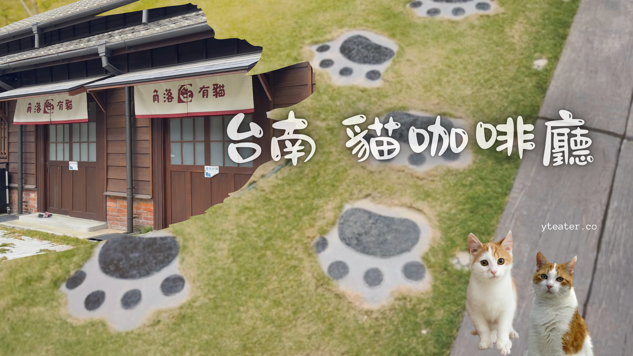 台南角落有貓咖啡廳｜塌塌米日式建築裡的貓，旅行慢下來的起點